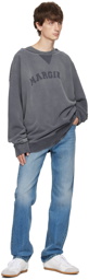 Maison Margiela Blue Faded Sweatshirt