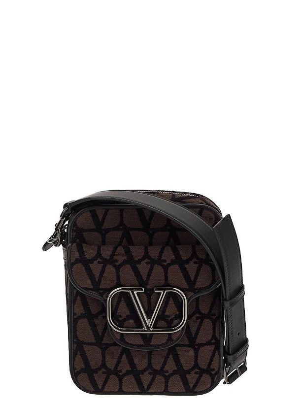 Photo: Valentino Garavani Toile Iconographe V Logo Crossbody Bag