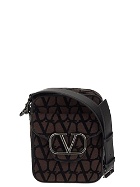 Valentino Garavani Toile Iconographe V Logo Crossbody Bag