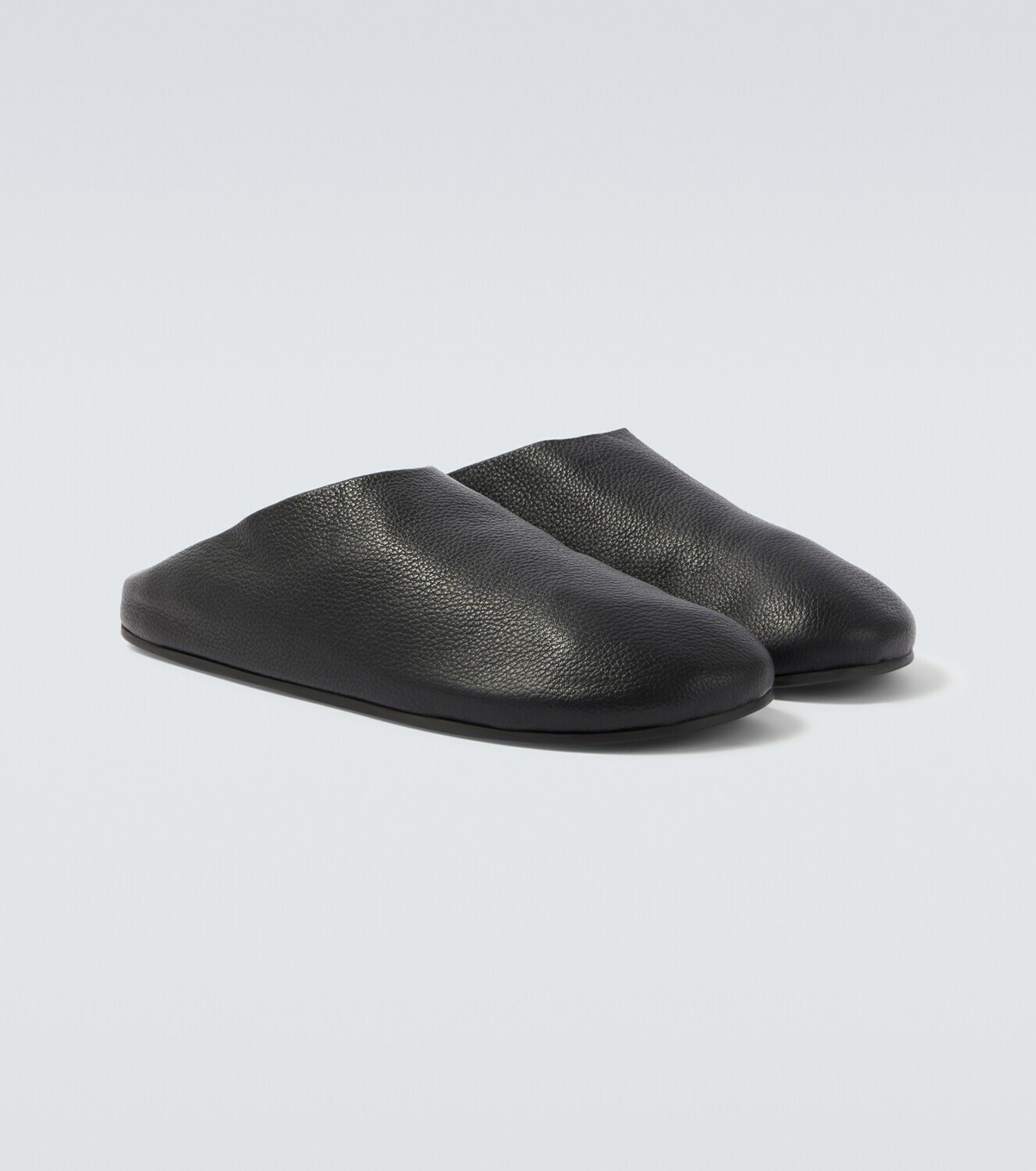 The Row Hudson leather mules