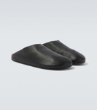 The Row Hudson leather mules
