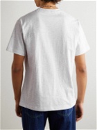 DIME - Buff Printed Cotton-Jersey T-Shirt - White