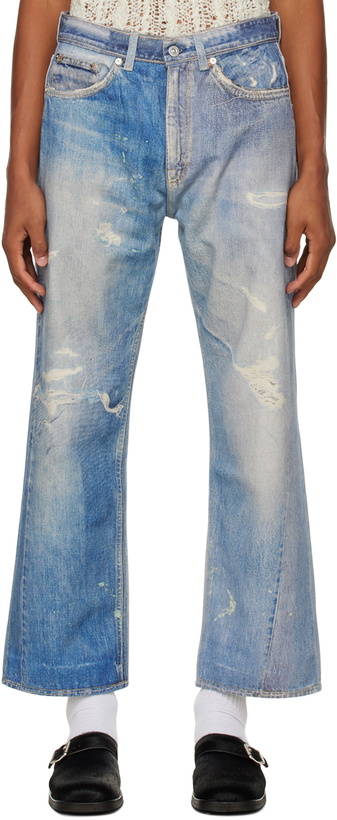 Photo: Our Legacy Blue Third Cut Jeans