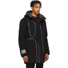 A-Cold-Wall* Black Memory Crinkle Puffer Coat