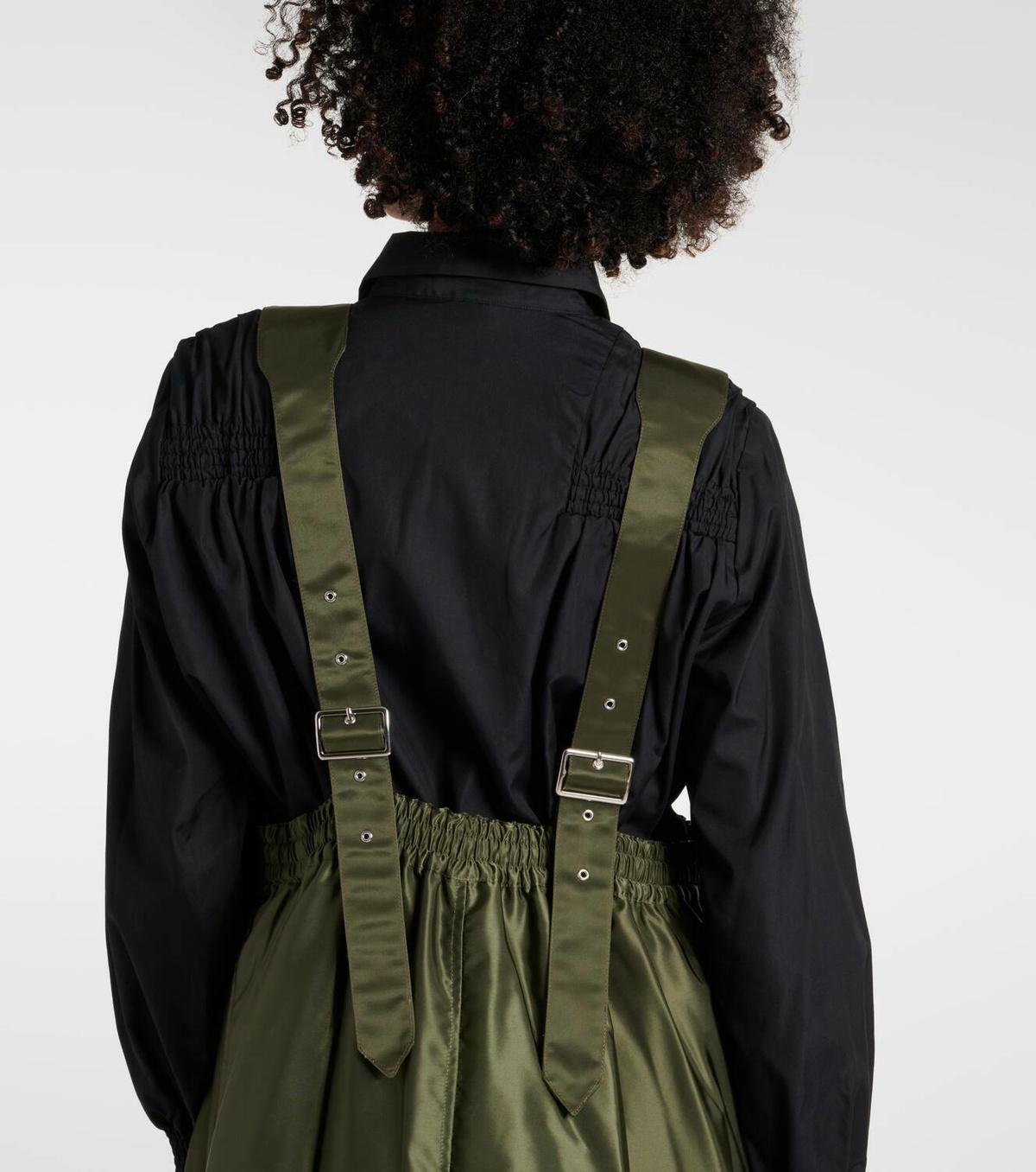 Noir Kei Ninomiya Tiered cargo dress