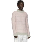 Eckhaus Latta Grey and Pink Poodle Sweater