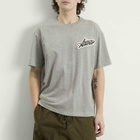 Avirex Men's Script Logo T-Shirt in Heather Grey