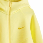 Nike x Nocta Tech Fleece Full Zip Hoody in Citron/Sulfer