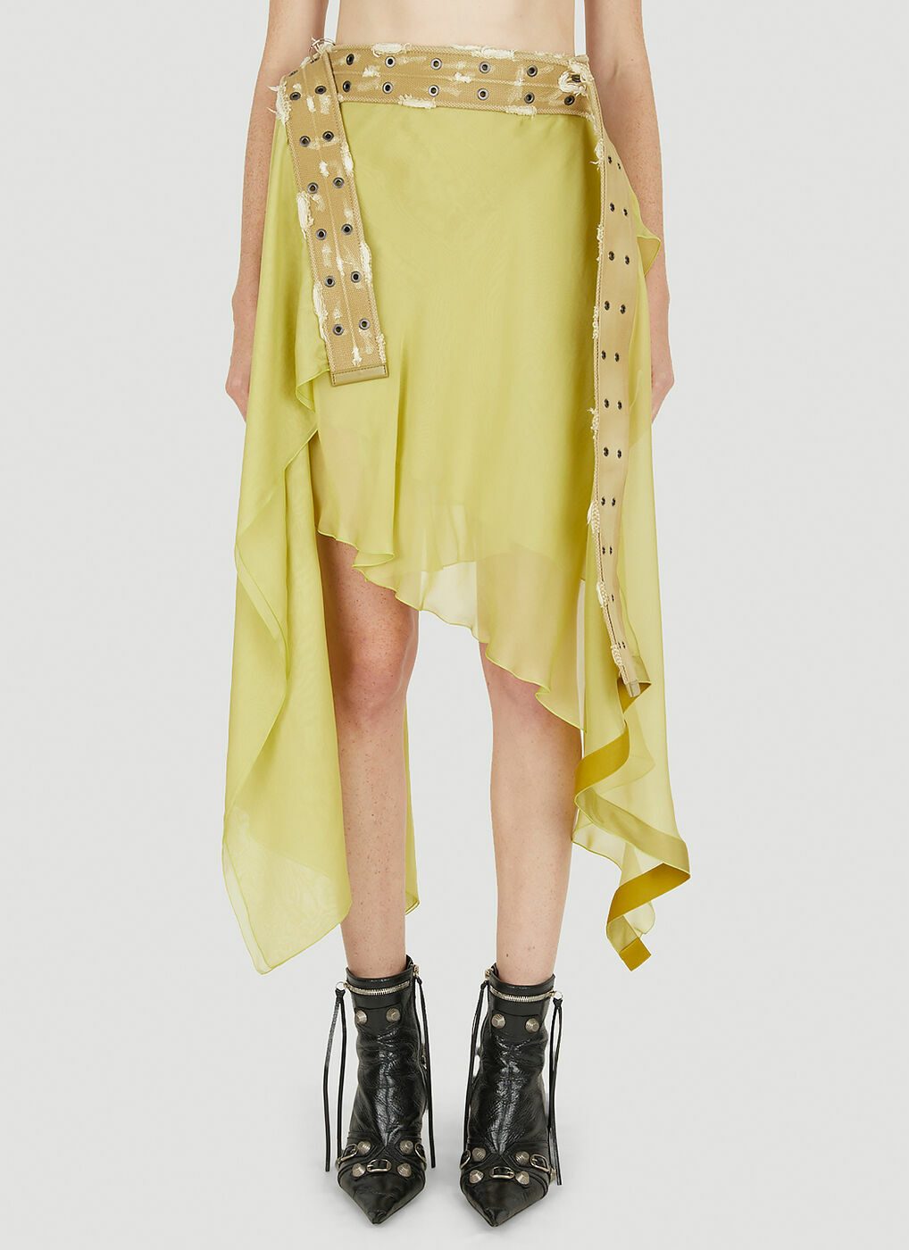 O-Rosalyn Skirt in Yellow Diesel