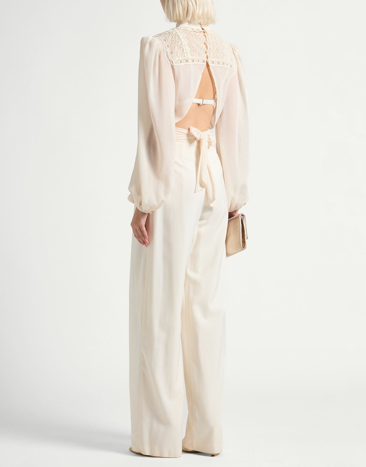 Elisabetta Franchi Womens Top in Ivory