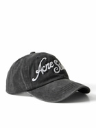 Acne Studios - Carliy Tourist Logo-Embroidered Cotton-Twill Baseball Cap