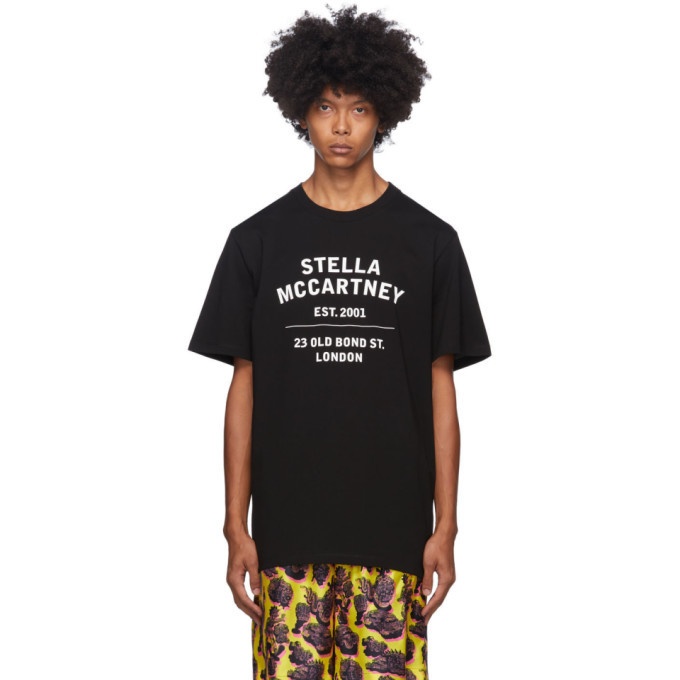 Photo: Stella McCartney Black Est. 2001 Logo T-Shirt
