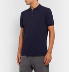 Brunello Cucinelli - Slim-Fit Cotton-Piqué Polo Shirt - Blue