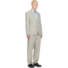 Hugo Green Two-Piece Modern-Fit Herringbone Twill Suit