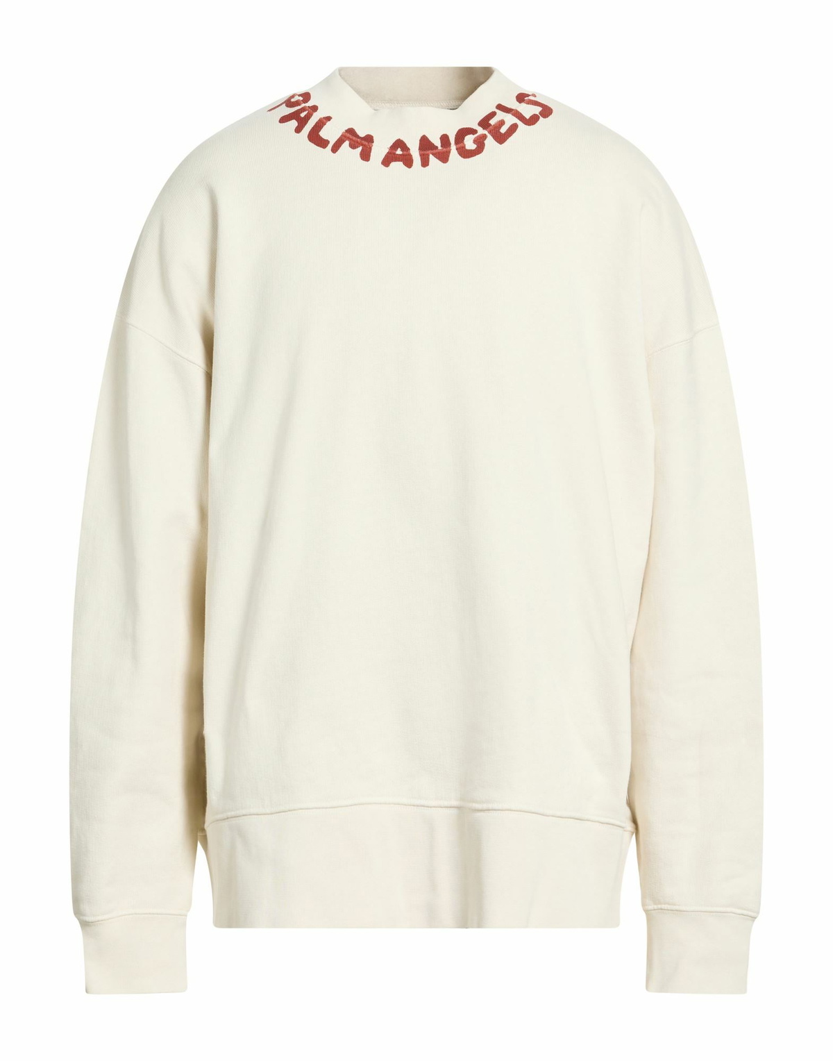 Palm Angels Mens Sweatshirt in Beige