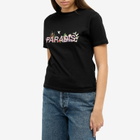 3.Paradis Women's Cropped T-Shirt in Black
