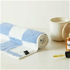 HAY Check Hand Towel in Sky Blue 