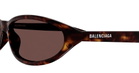 Balenciaga Eyewear Bb0007s-013 - Havana Sunglasses