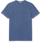 Acne Studios - Edvin Mélange Stretch-Cotton Jersey T-Shirt - Men - Blue