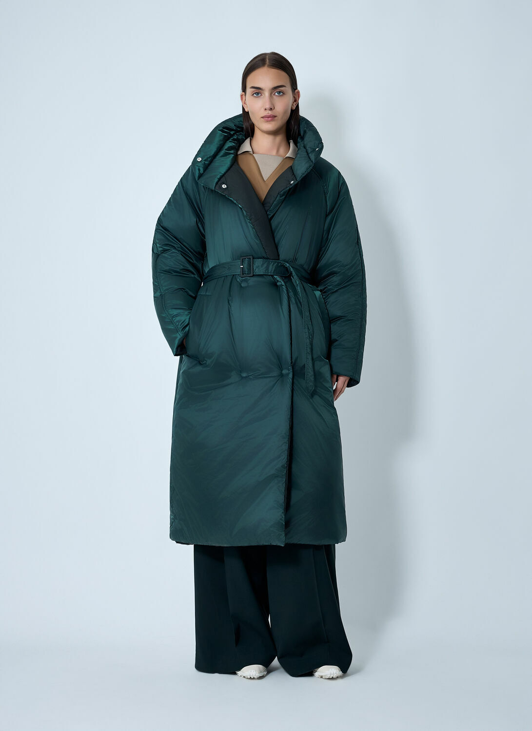 Lacoste Satin Padded Coat