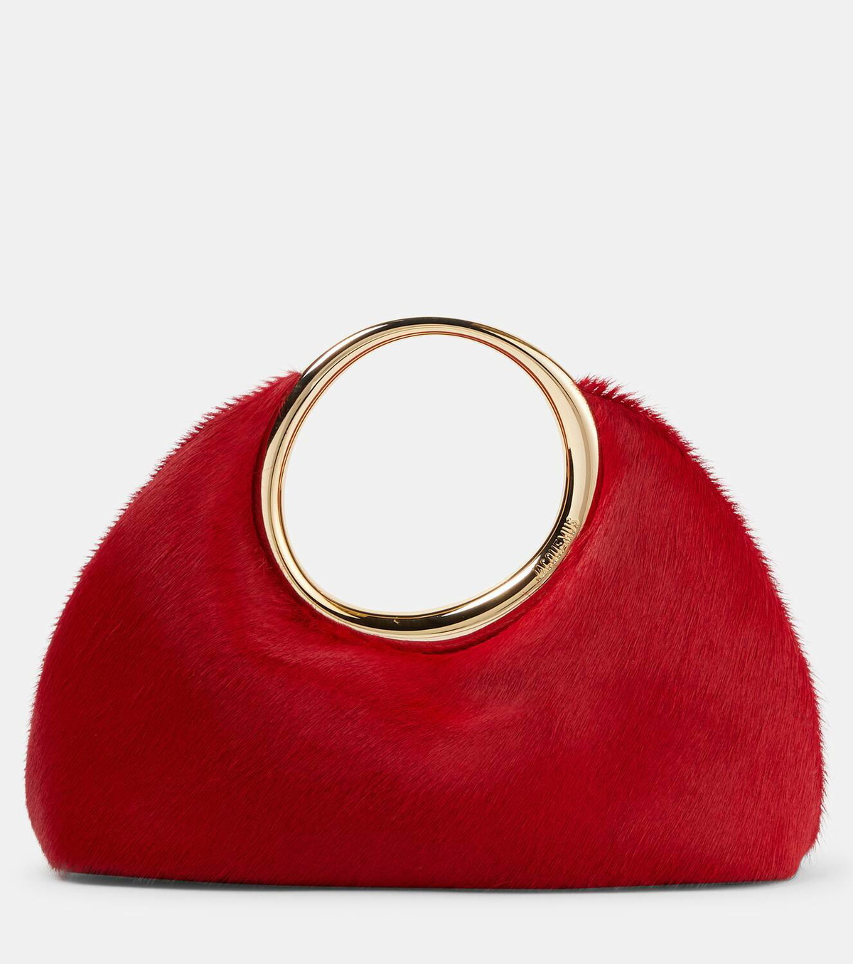 ◆JACQUEMUS◆Le Petit Calino カーフヘアー トートバッグ JACQUEMUS The Calino small leather tote | NET-A-PORTER