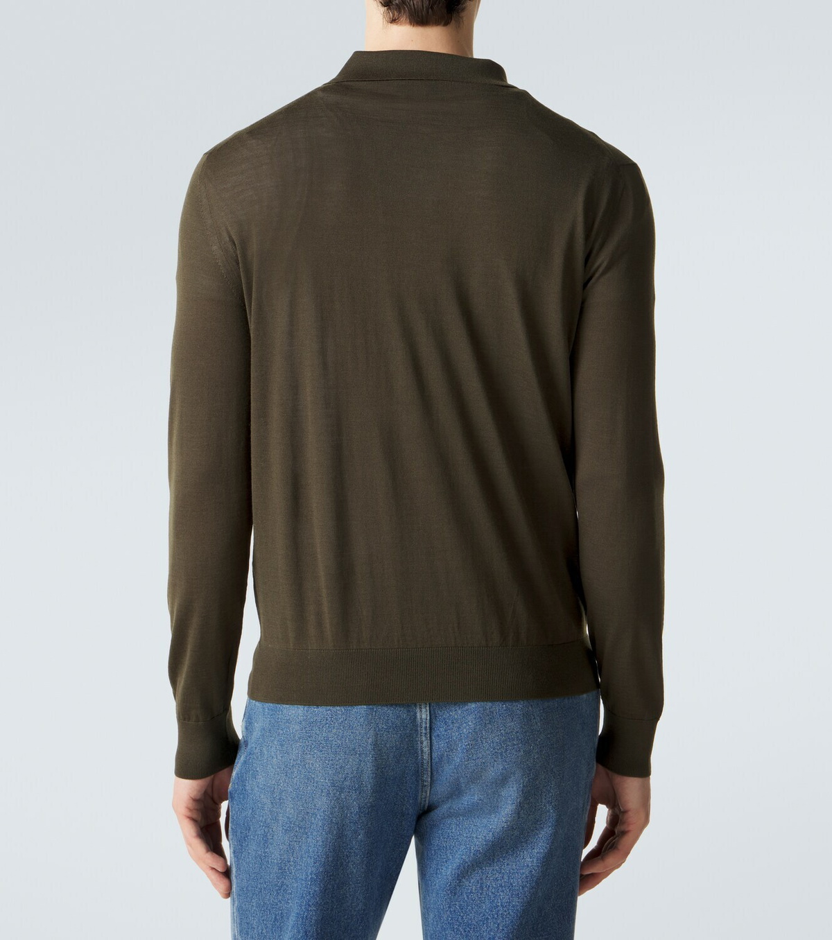 Prada Virgin wool polo sweater