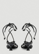 GANNI Knots Kitten Heel Sandals
