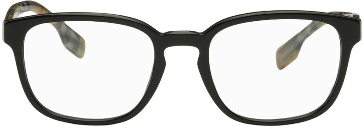 Photo: Burberry Black Signature Check Glasses