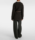 Tod's Belted wool and cashmere cardigan