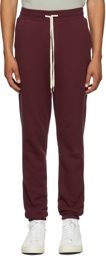 John Elliott Burgundy LA Lounge Pants