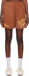 AMIRI Orange Saturday Night Shorts