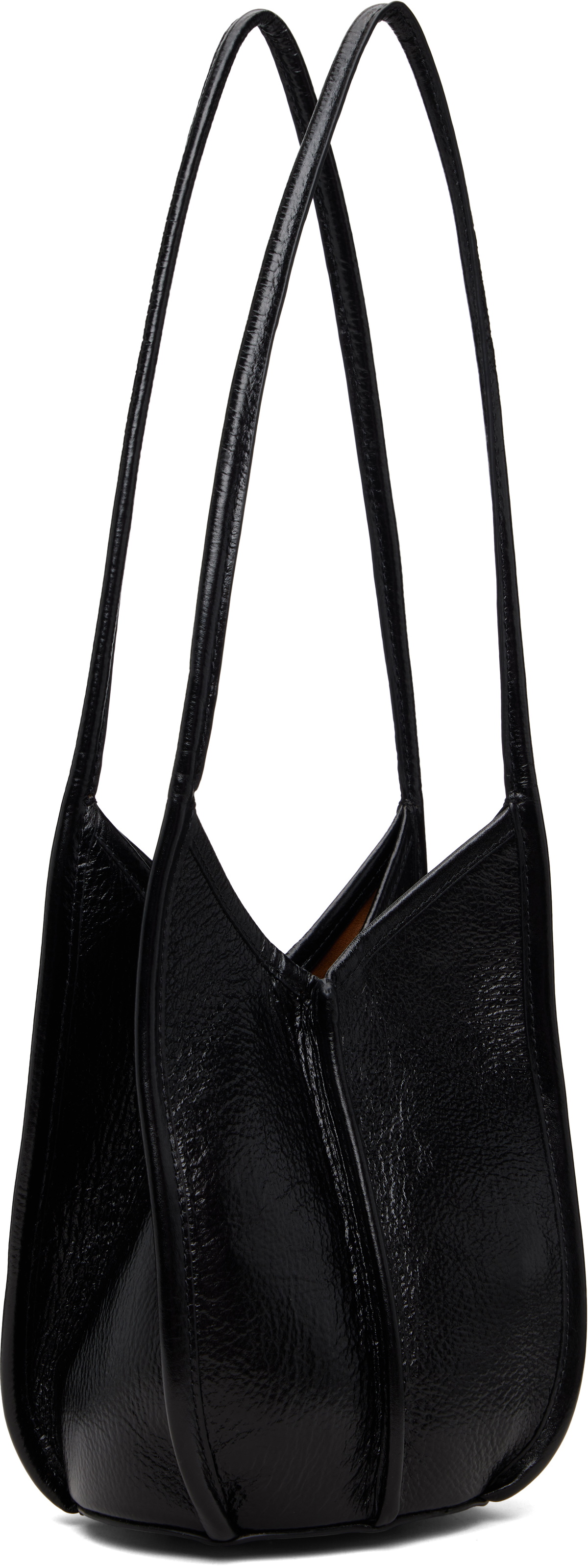 HEREU Black Calella Bucket Bag