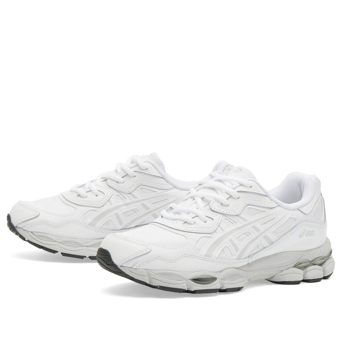 Asics Women's GEL-NYC Sneaker in White/Glacier Grey