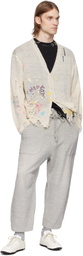 R13 Off-White Boyfriend Cardigan