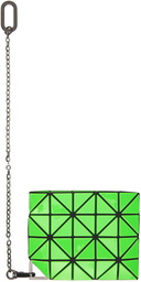 BAO BAO ISSEY MIYAKE Green Flipper Pouch