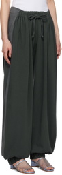 Serapis Gray Light Cotton Sweatpants