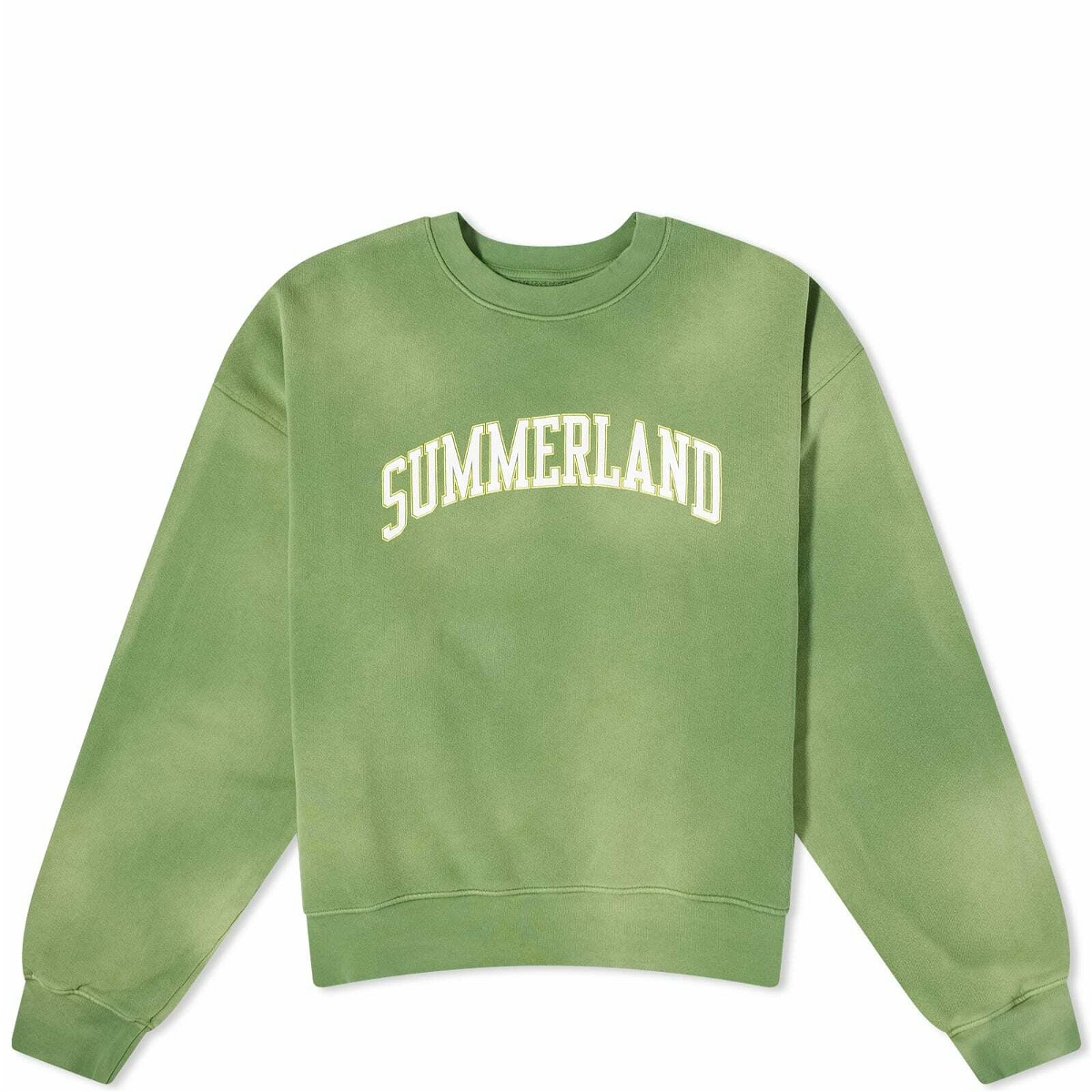 Photo: Nahmias Men's Summerland Collegiate Sweater in Vintage Seaweed