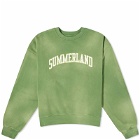 Nahmias Men's Summerland Collegiate Sweater in Vintage Seaweed