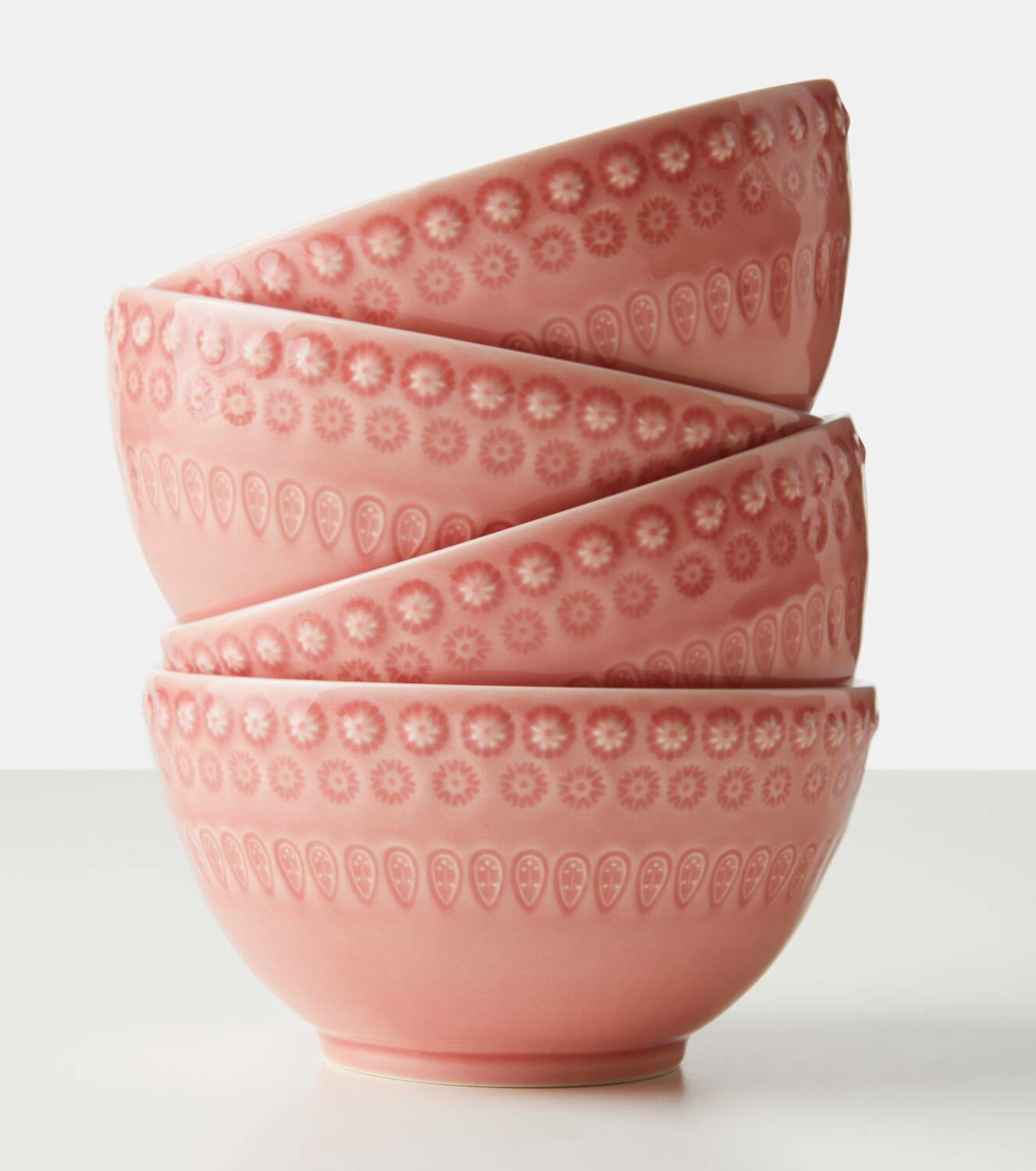 Bordallo Pinheiro Fantasia set of 4 ceramic bowls