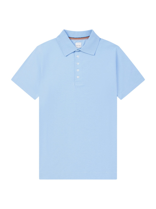 Photo: Paul Smith - Cotton Polo Shirt - Blue