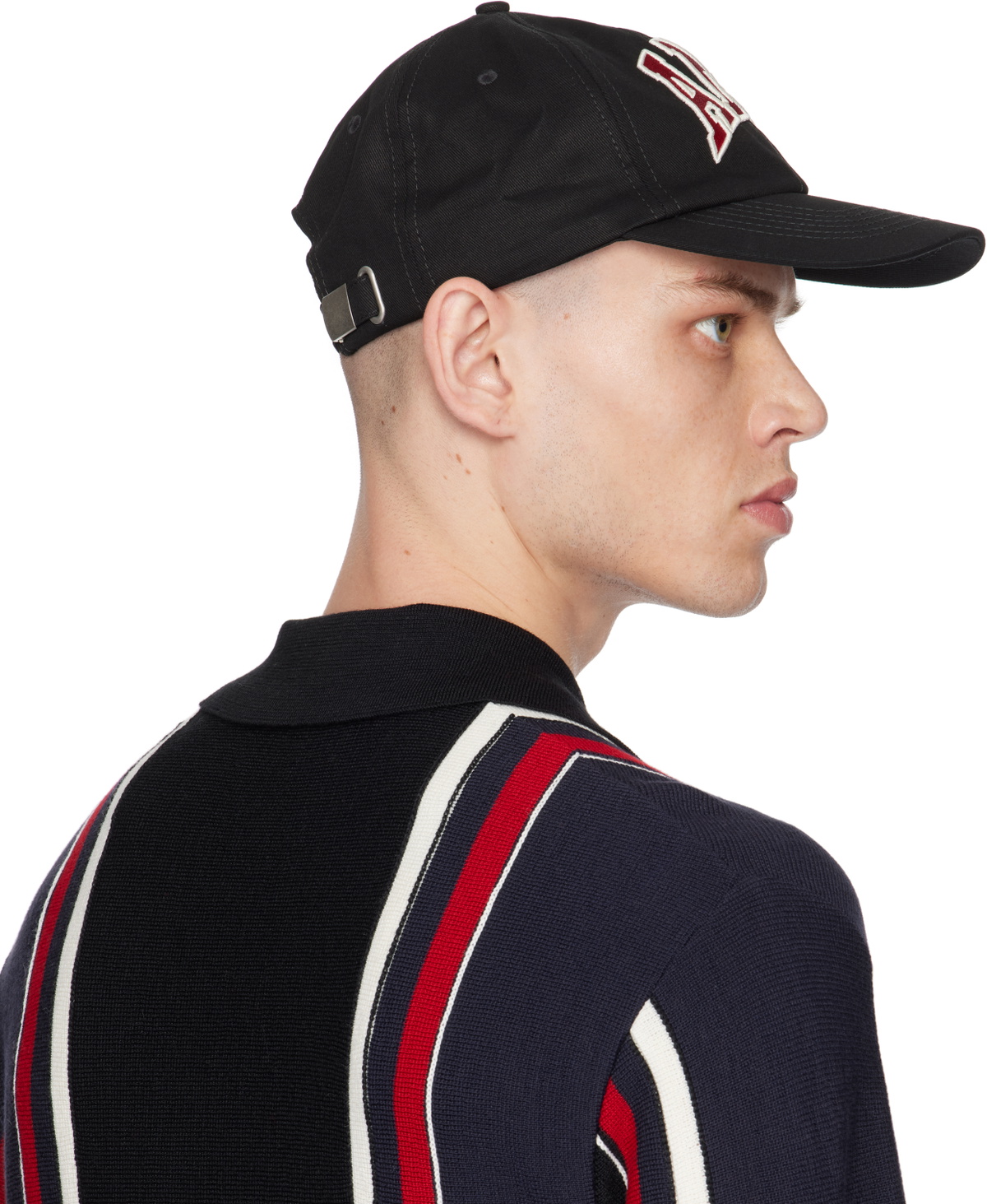 AMBUSH Black 'AMB' Baseball Cap Ambush