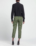 Alessia Santi Womens Pants Military in Green