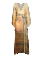 Roberto Cavalli Sunset Multi-color Kaftan Dress