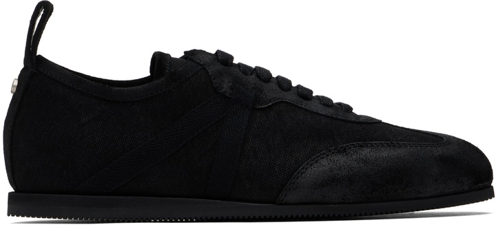 Photo: Ann Demeulemeester Black Siru Low-Top Boxing Sneakers