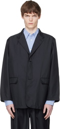 nanamica Navy Polyester Twill Club Blazer
