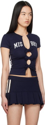 MISBHV Navy Varsity Bows T-shirt