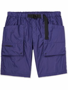 Goldwin - Straight-Leg Belted ECOPET® Ripstop Cargo Shorts - Blue