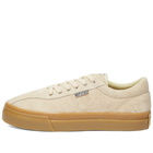 Stepney Workers Club Men's Raw Suede Gum Sole Dellow Sneakers in Ecru/Gum