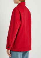 Nili Lotan Leroy Denim Jacket Red
