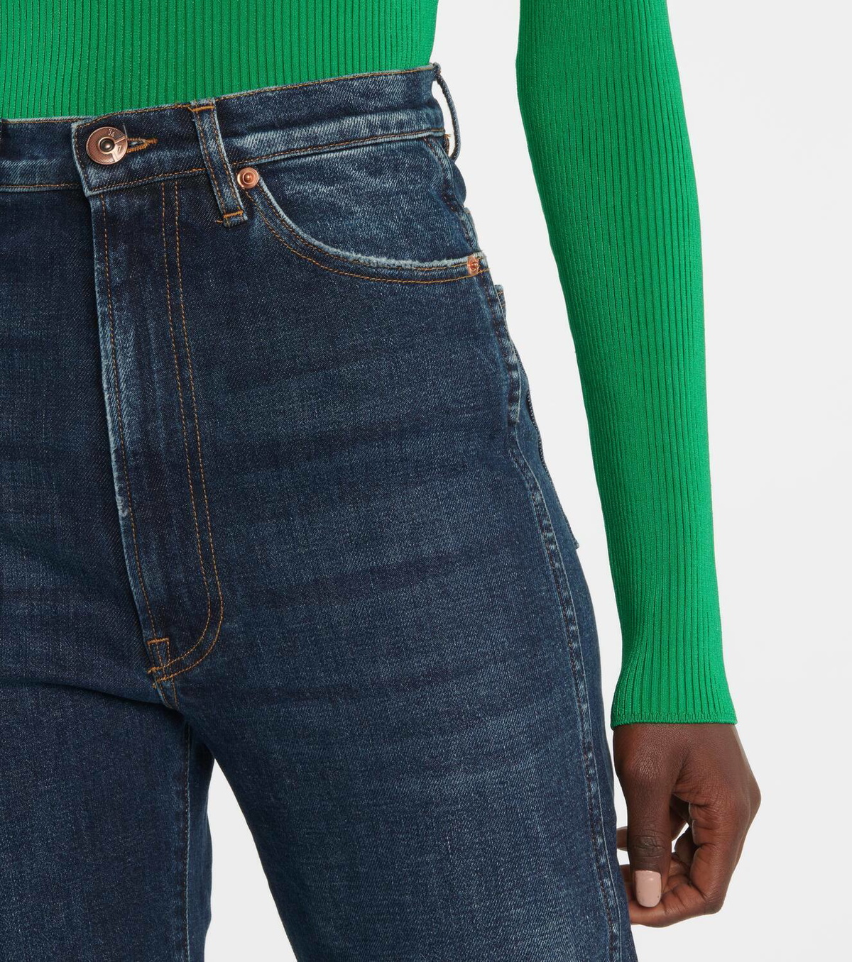 3x1 N.Y.C. Claudia high-rise straight jeans